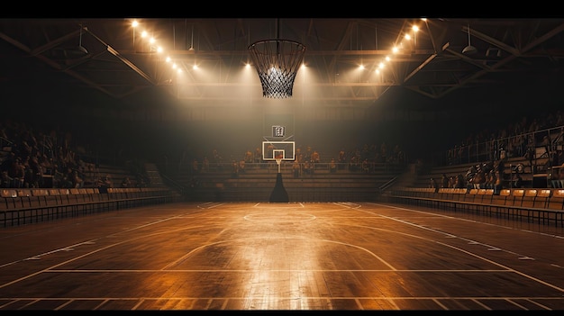 Regenachtige basketbalwedstrijd op een buitenveld