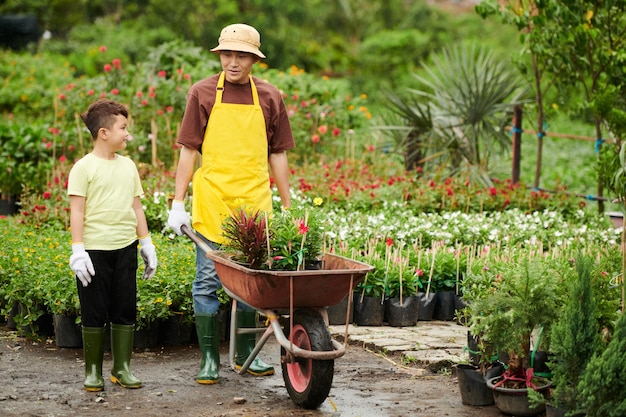 Regenachtige dag bij Plant Shop