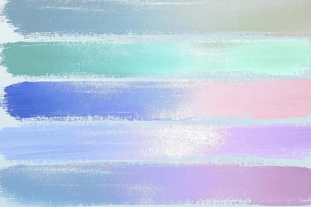 Regenboog gekleurde hart schilderen met veelkleurige penseelstreken levendige gradiënt achtergrond vector I