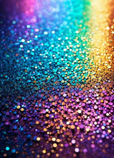 Foto regenboog glitter achtergrond