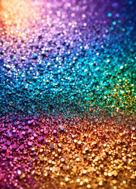 Foto regenboog glitter achtergrond