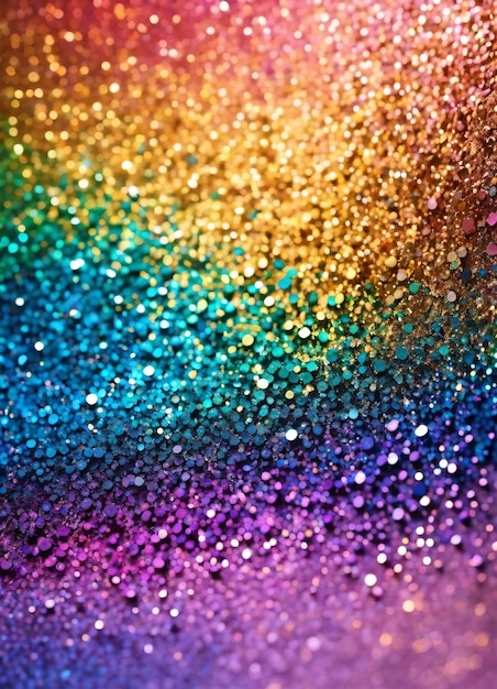 Regenboog glitter achtergrond