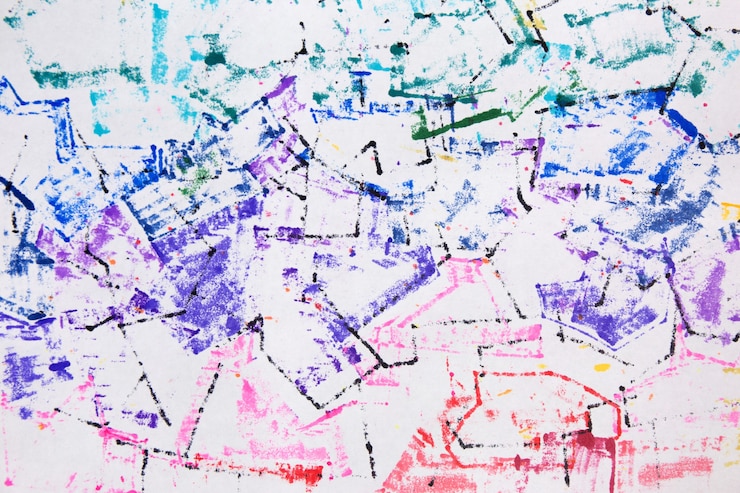 Foto regenboog gradiënt kleurrijke achtergrond abstracte grunge marker textuur