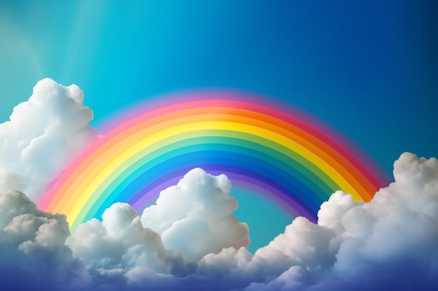 Regenboog in de lucht wallpapers