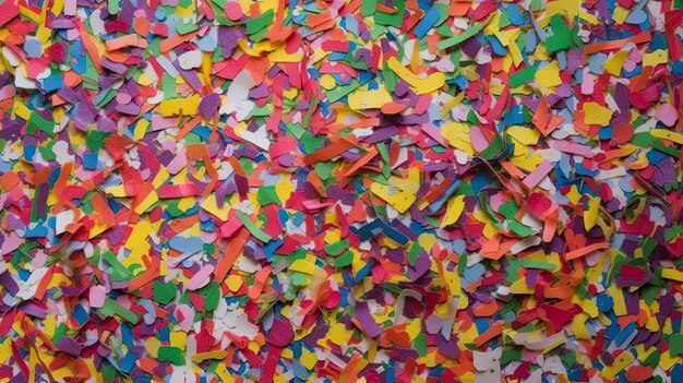 Regenboog kleurrijke papiersnippers confetti textuur achtergrond