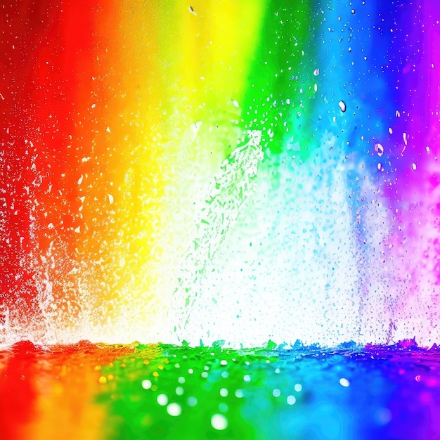 Regenboog veelkleurige kunst Generatieve AI