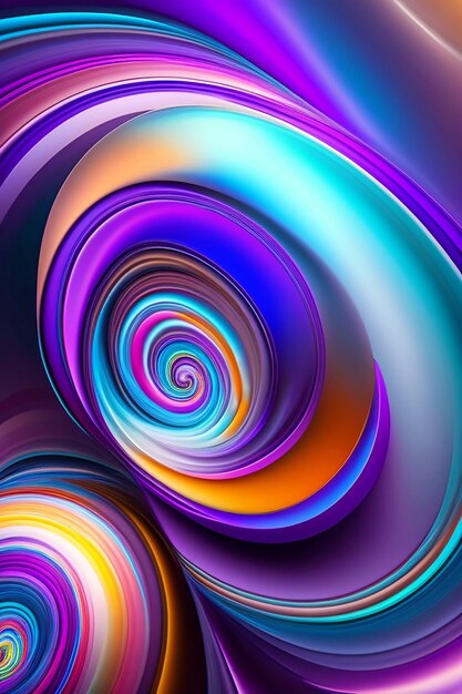 Regenboogkleuren wallpapers voor iPhone en Android generatieve ai