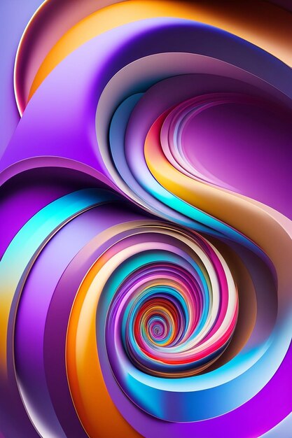 Regenboogkleuren wallpapers voor iPhone en Android generatieve ai