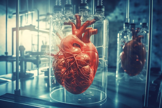 Regenerative Breakthrough Stem Cells Cultivating New Heart Tissue Growth AI