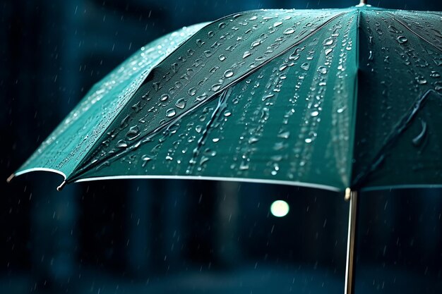 Regenparaplu met één regendruppel