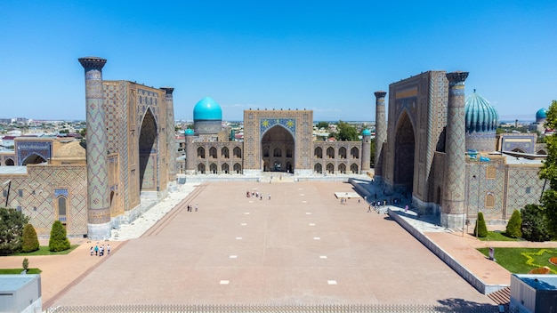 Registan Square in Samarkand Uzbekistan