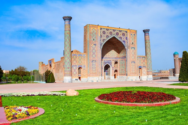 Registan Ulugh Beg Madrasah in Samarkand