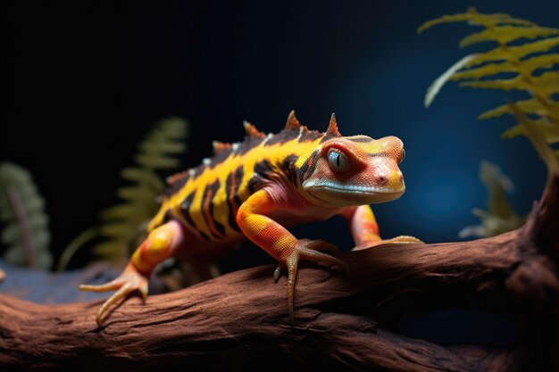 Regrown limb adapting to the salamanders environment