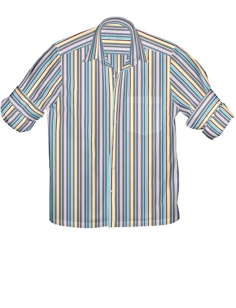 Photo a regular fit modern dobby textured shirt