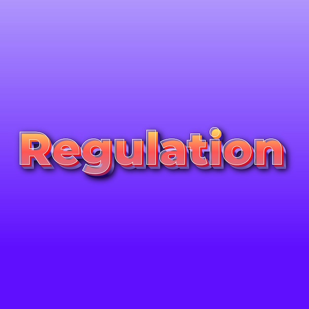 RegulationText effect JPG gradient purple background card photo