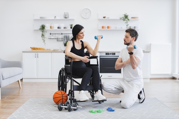 Foto concetto di riabilitazione dei disabili