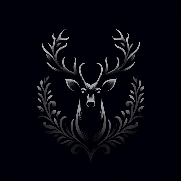 Photo reindeer logo