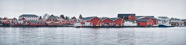 Photo reine fishing village norway