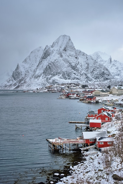 Reine vissersdorp, Noorwegen