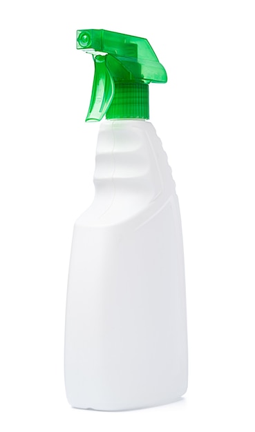 Reinigingsspray fles geïsoleerd op witte achtergrond