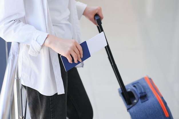 Reisconcept mensen op de luchthaven