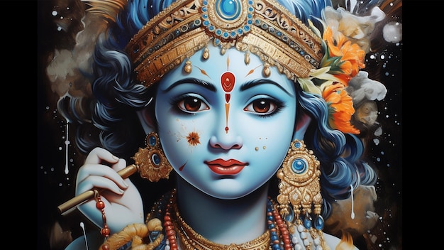 Rejoice in the Divine Melody Celebrating Janmashtami India's Joyous Festival Honoring Lord Krishn