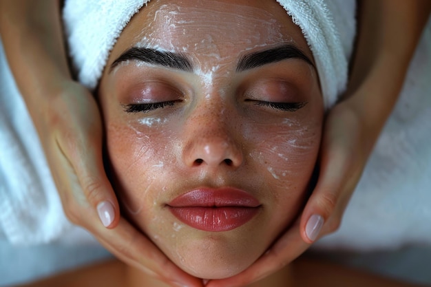 rejuvenating facial massage