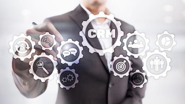 Relatiebeheer Business Customer CRM Management Analyse Serviceconcept