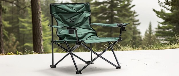 Relax in Style A Green Folding Lawn Chair