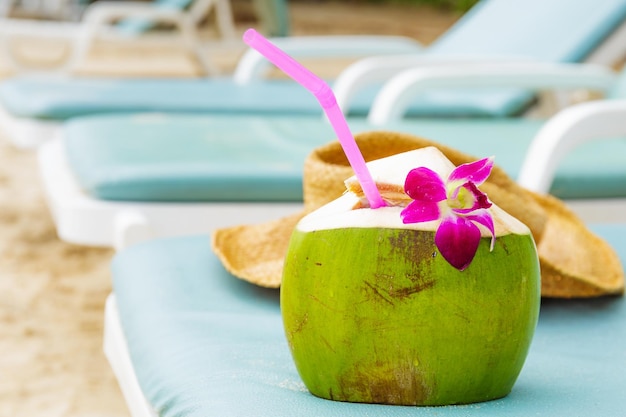 Relaxation on beach