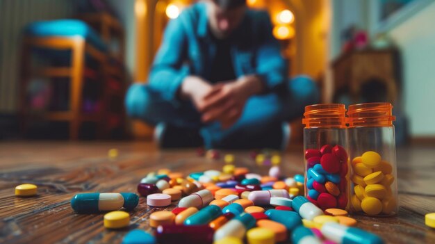 Reliance on painkillers for minor discomforts medicinal dependency