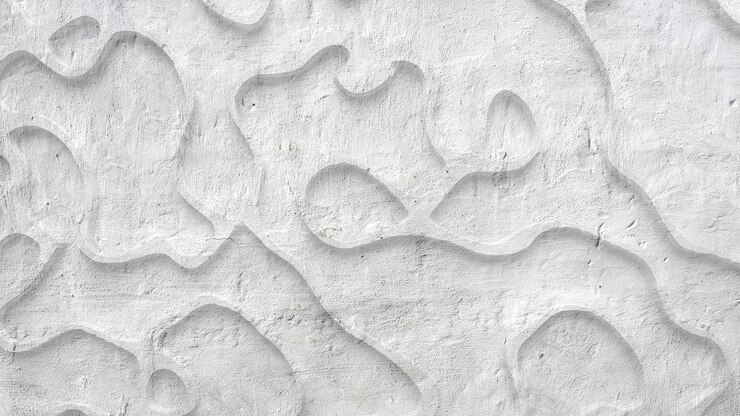 Foto reliëf abstracte textuur gemaakt van hout, steen of ander materiaal. 3d illustratie, 3d-rendering.
