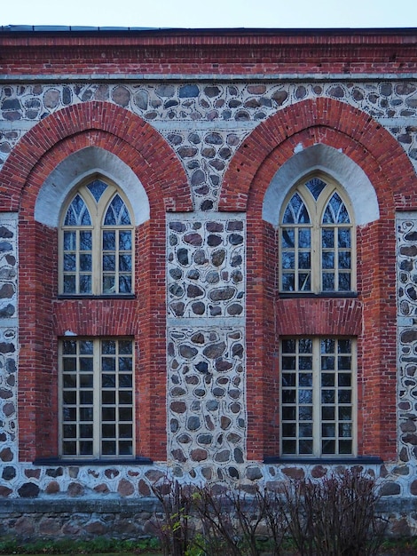 Religieus monument Lutherse kerk van Johannes de Doper in het dorp Gubanitsy