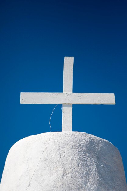 Religious dome and orthodox cross