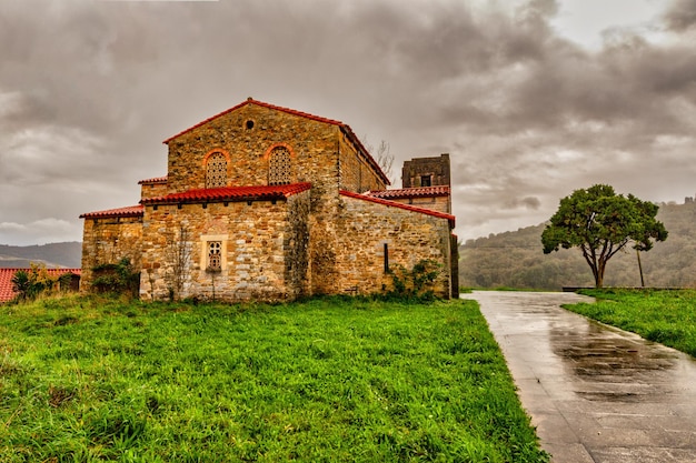 Religious and ecclesiastical architecture of Asturias - Spain.