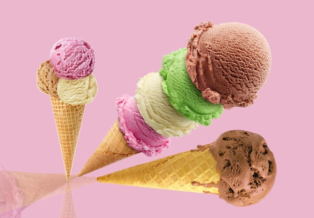 relish the deep rich taste chocolate ice cream cones with every bite
