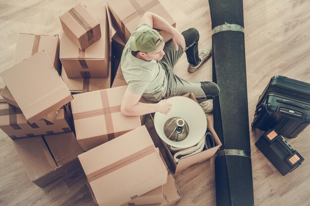 Foto il trasferimento in una nuova residenza