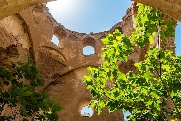 Remains of the ancient Albanian church Kilwar in the Gilavar village, built in the 17th century