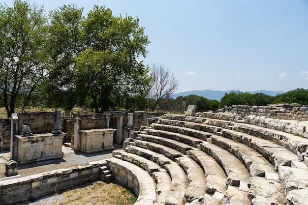 Remains of ancient ruins in Aphrodisia Turkey