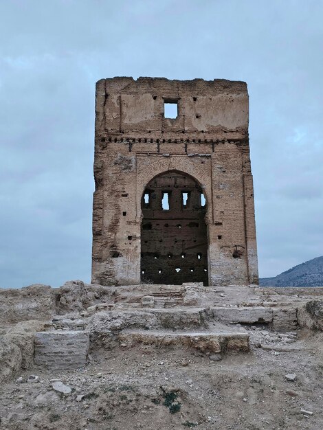 Photo remains of the marinid tombs in fez