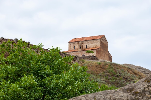 Remains of the old cave city of Uplistsikhe in Georgia