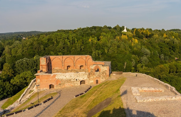 Remains of Vilnius castle Lithuania