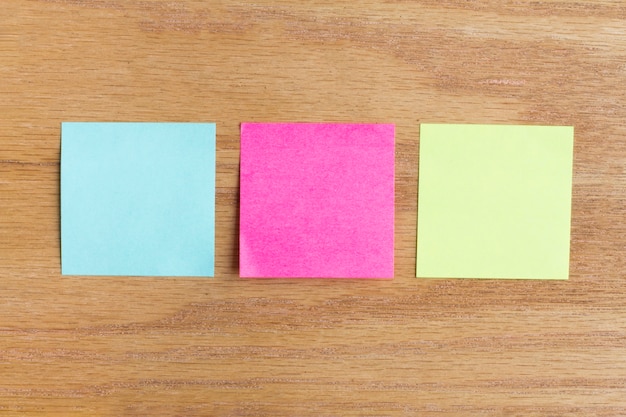 Photo reminders in row on table