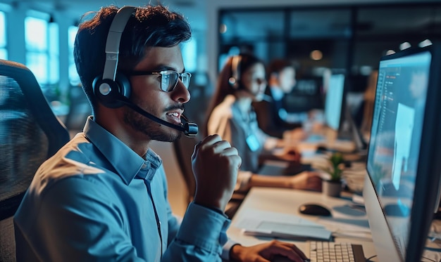 Remote Call Center Agents in Action