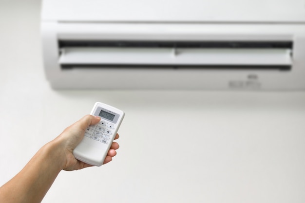 Remote control of the air conditioner