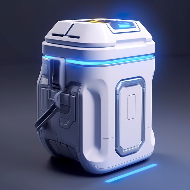 Removable Trash Can with Intelligent Modular Design A Futuristic Concept for Sustainable Waste Management AI Generative