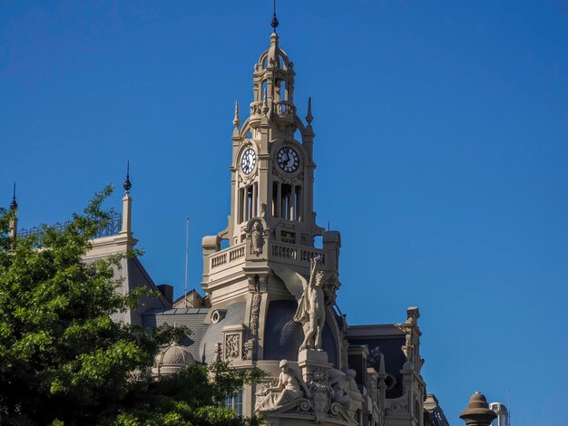 アベニダ・ドス・アリアドス (Avenida dos Aliados) ポルトの旧市街地にあるルネッサンス様式の建物