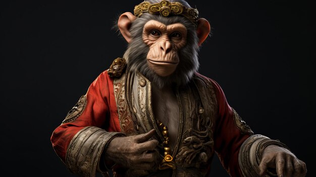 Renaissance Monkey A Zbrush Sculpture Of A Sentient Biped Troglodite