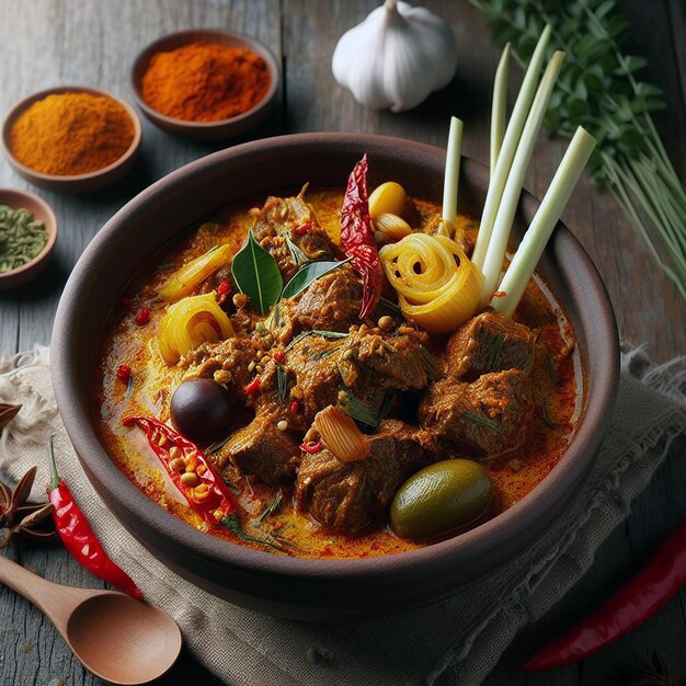 Photo rendang