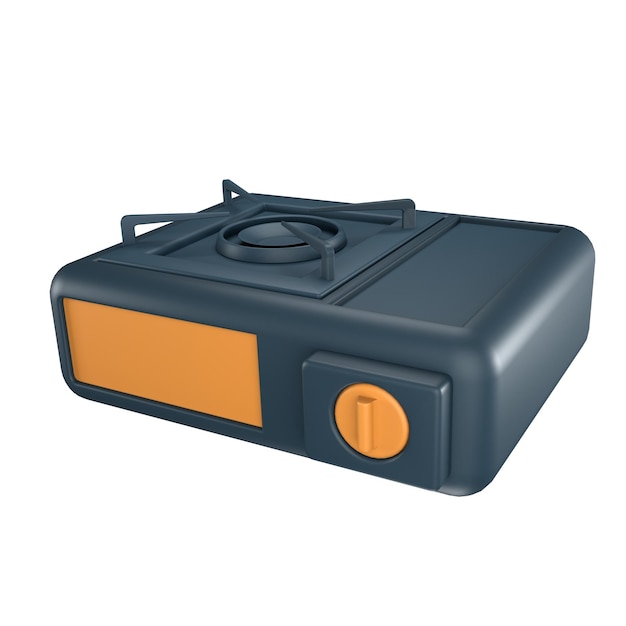 rendering blender 3d icon gas stove kitchen